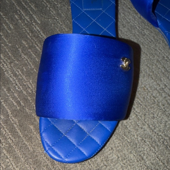 CHANEL Blue Satin Flats - Picture 5 of 5